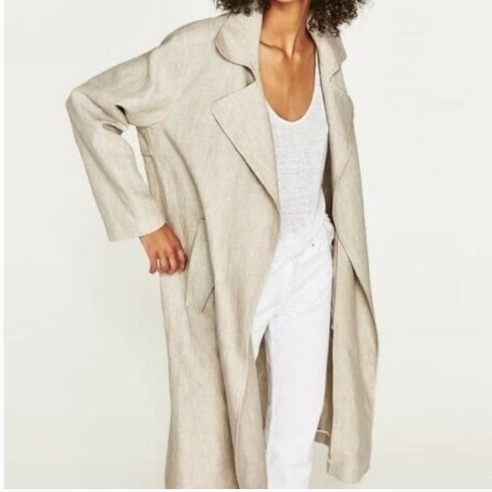 Oversized Open Trenchcoat - Picture 2 of 4